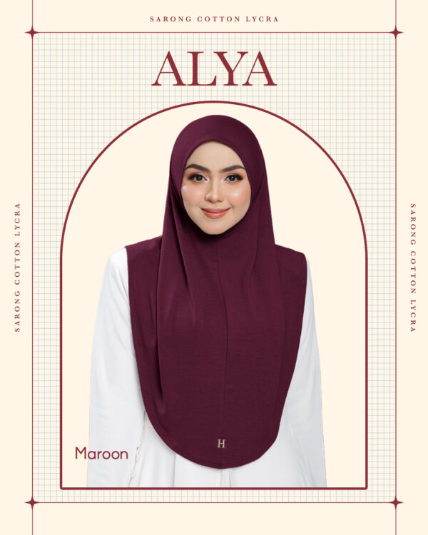 ALYA MAROON